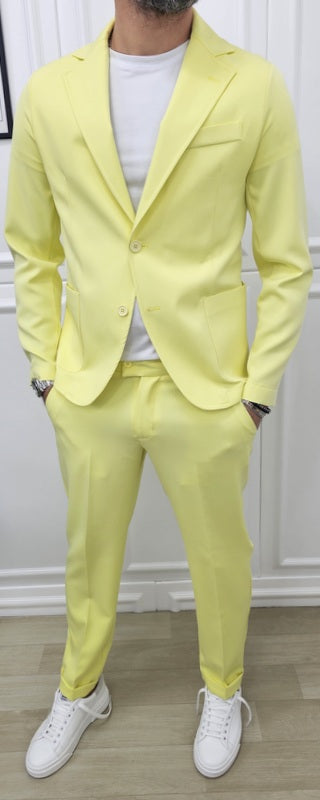 Abito Sharm completo 2 bottoni giacca+pantalone+T-shirt 44,46,48,50,52,54