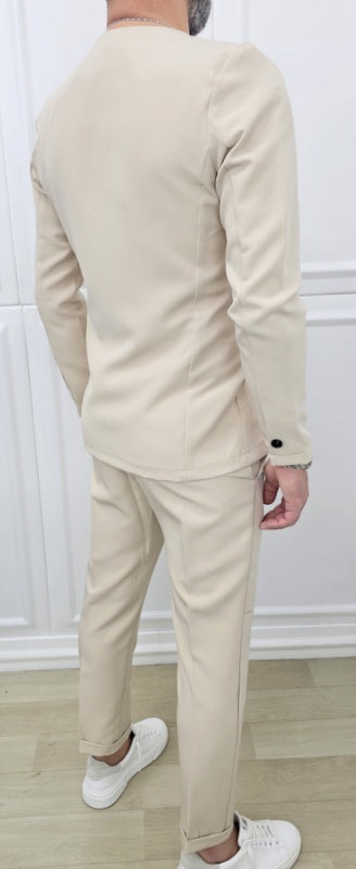 Abito Panama completo 1 bottone giacca+pantalone+T-shirt s,m,l,xl,xxl