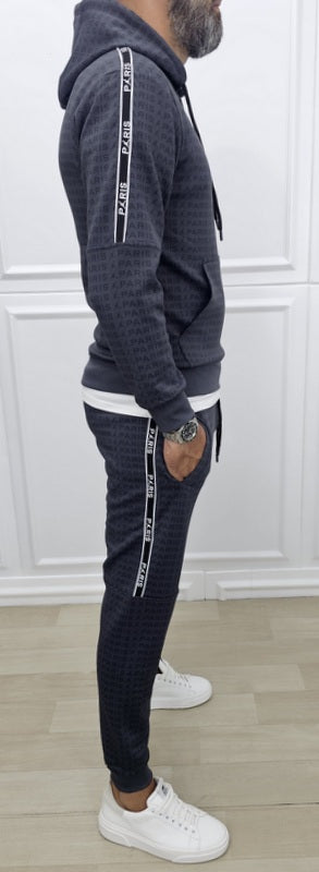 Tuta Paris revolution Cappuccio Grigio, Nero, sabbia,s,m,l,xl,xxl