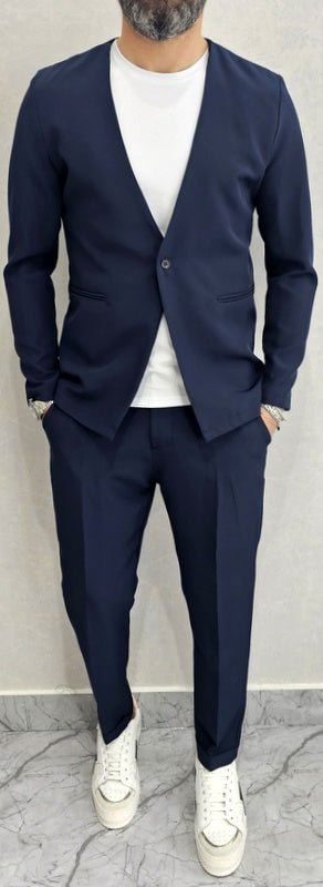 Abito Panama completo 1 bottone giacca+pantalone+T-shirt s,m,l,xl,xxl