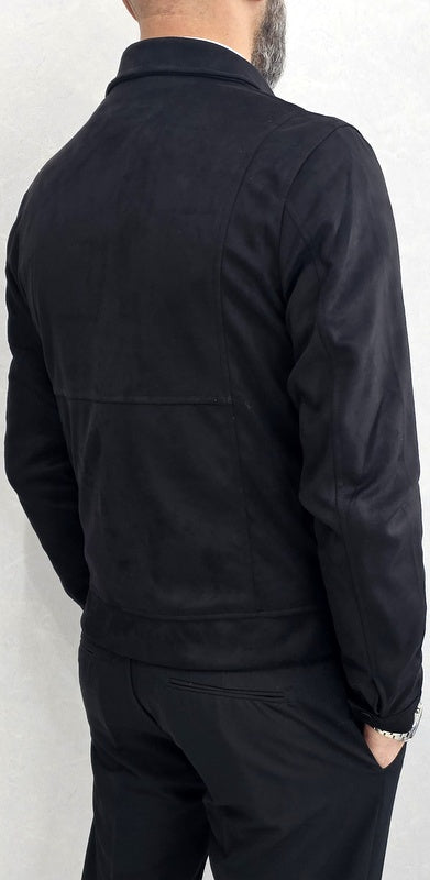 Giubbino uomo Scamosciato corto Primaverile 3 colori S,M,L,XL,XXL