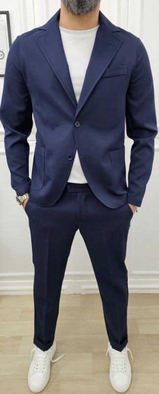 Abito Sharm completo 2 bottoni giacca+pantalone+T-shirt 44,46,48,50,52,54