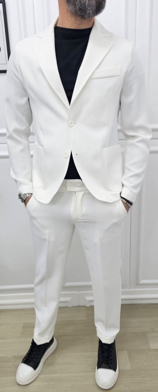 Abito Sharm completo 2 bottoni giacca+pantalone+T-shirt 44,46,48,50,52,54