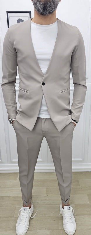 Abito Panama completo 1 bottone giacca+pantalone+T-shirt s,m,l,xl,xxl