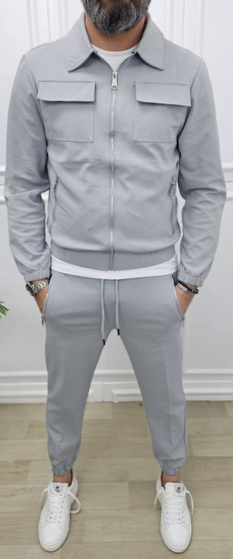 COMPLETO MADRID PRIMAVERILE GIACCA+PANTALONE+T-SHIRT S.M.L.XL.XXL