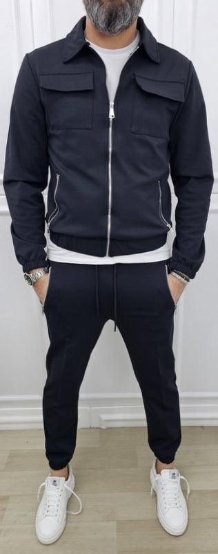 COMPLETO MADRID PRIMAVERILE GIACCA+PANTALONE+T-SHIRT S.M.L.XL.XXL