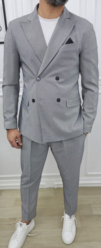 Abito completo Doppiopetto Sale e Pepe Giacca+Pantalone+T-shirt 44,46,48,50,52
