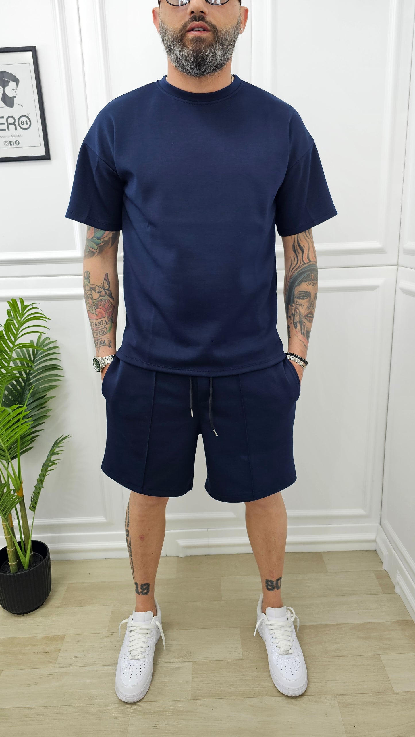 COMPLETO SCUBA BERMUDA+T-SHIRT 4 COLORI S.M.L.XL.XXL