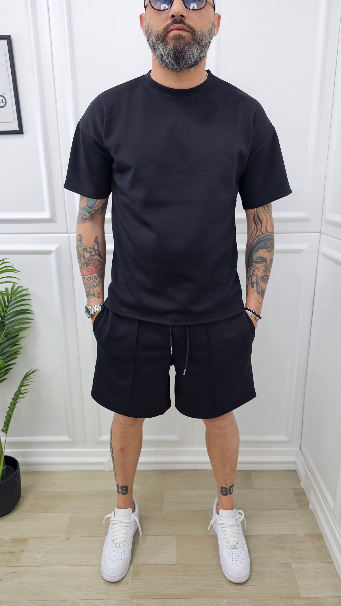 COMPLETO SCUBA BERMUDA+T-SHIRT 4 COLORI S.M.L.XL.XXL