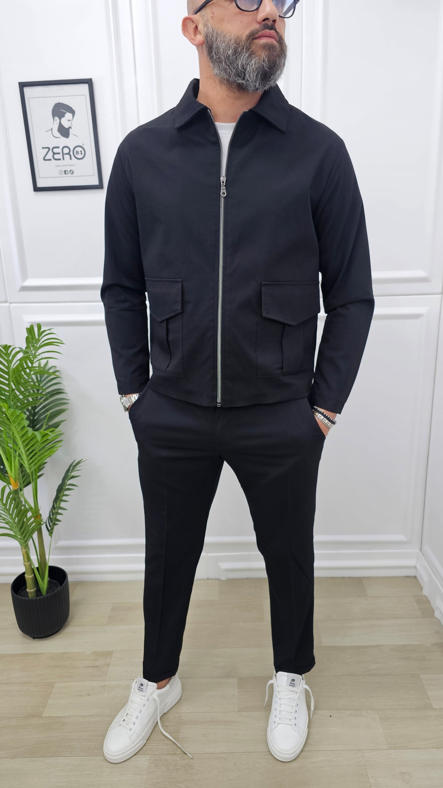 COMPLETO AMSTERDAM PRIMAVERILE GIACCA+PANTALONE S.M.L.XL.XXL
