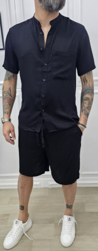 COMPLETO MYKONOS BERMUDA+CAMICIA COREANA 2 COLORI S.M.L.XL