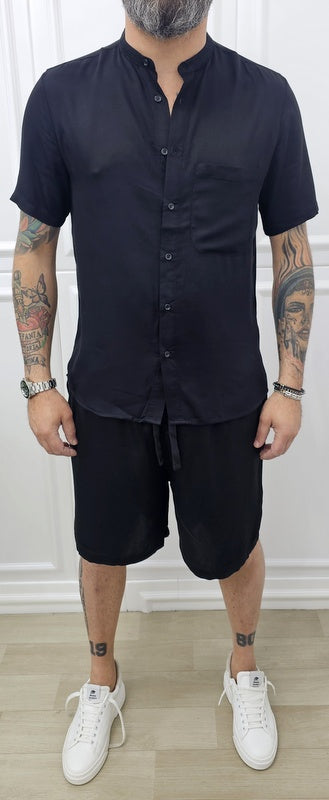 COMPLETO MYKONOS BERMUDA+CAMICIA COREANA 2 COLORI S.M.L.XL