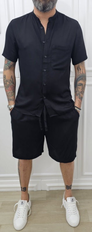 COMPLETO MYKONOS BERMUDA+CAMICIA COREANA 2 COLORI S.M.L.XL
