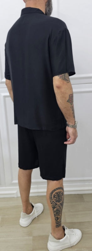 COMPLETO SANTORINI BERMUDA+CAMICIA 4 COLORI S.M.L.XL