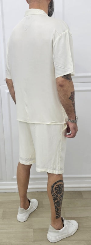 COMPLETO SANTORINI BERMUDA+CAMICIA 4 COLORI S.M.L.XL