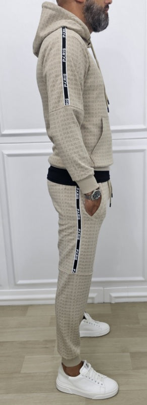 Tuta Paris revolution Cappuccio Grigio, Nero, sabbia,s,m,l,xl,xxl