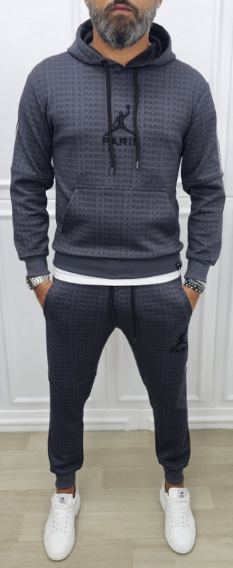 Tuta Paris revolution Cappuccio Grigio, Nero, sabbia,s,m,l,xl,xxl