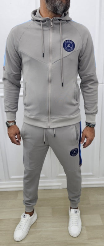 Tuta Paris Rainbow Cappuccio Nero/verde, Grigio/Blu, Nero/Fango s,m,l,xl,xxl