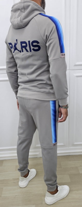 Tuta Paris Rainbow Cappuccio Nero/verde, Grigio/Blu, Nero/Fango s,m,l,xl,xxl