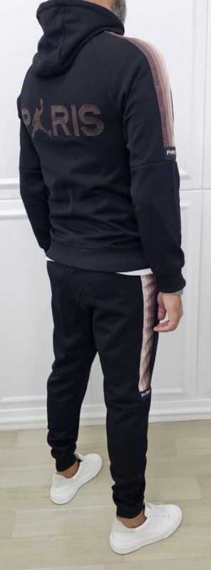 Tuta Paris Rainbow Cappuccio Nero/verde, Grigio/Blu, Nero/Fango s,m,l,xl,xxl