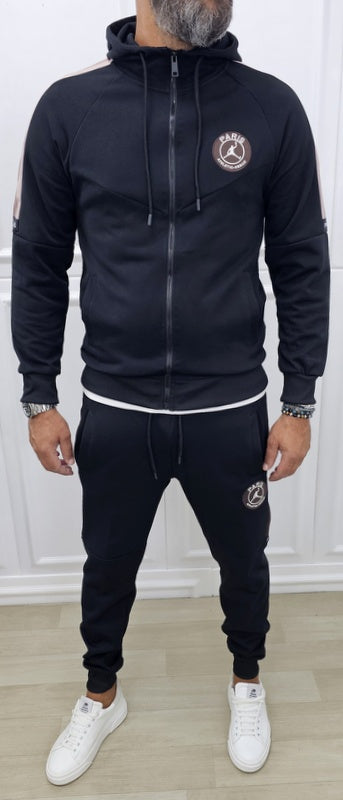 Tuta Paris Rainbow Cappuccio Nero/verde, Grigio/Blu, Nero/Fango s,m,l,xl,xxl