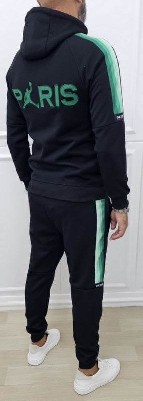 Tuta Paris Rainbow Cappuccio Nero/verde, Grigio/Blu, Nero/Fango s,m,l,xl,xxl