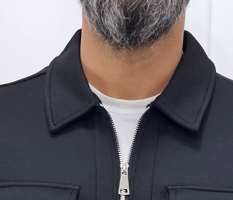 COMPLETO CARGO DISTRICT GIACCA+PANTALONE FELPATO NIDO D'APE  S.M.L.XL.XXL
