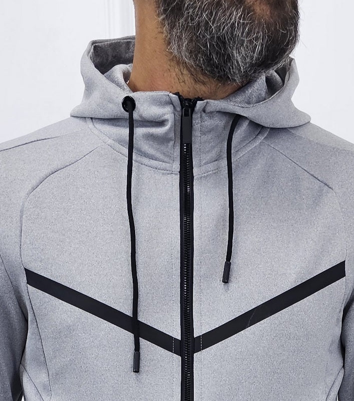 Tuta Tech DYNAMIC V Cappuccio Completo grigio,nero s,m,l,xl,xxl