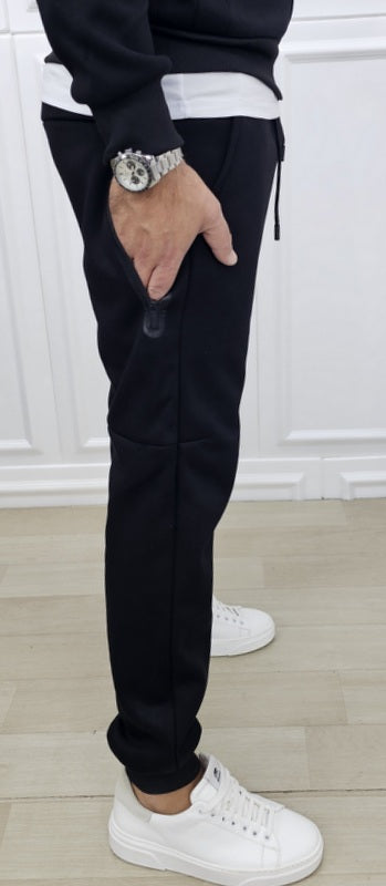 Tuta  Essential Tech Cappuccio Completo felpata Grigio, Nero s,m,l,xl,xxl