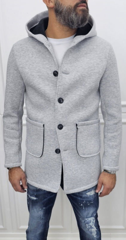 Cappotto Uomo cappuccio termico Scuba Tech  Blu, Nero, Grigio, Testa di Moro s,m,l,xl,xxl