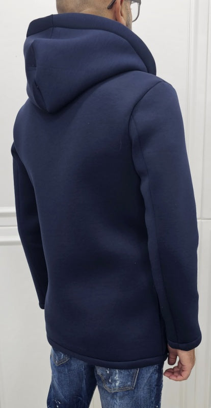 Cappotto Uomo cappuccio termico Scuba Tech  Blu, Nero, Grigio, Testa di Moro s,m,l,xl,xxl