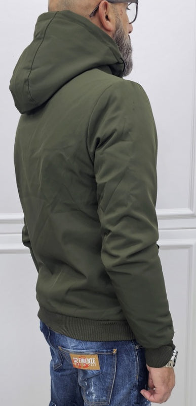 Giubbino uomo Cappuccio STORM TECH 2.0  Nero/ Verde /Blu  s, m ,l, xl , xxl
