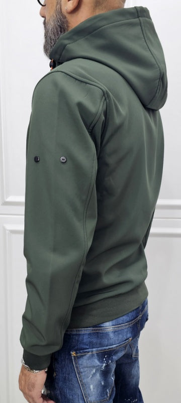 Giubbino uomo Cappuccio STORM TECH Revolution Nero/ Verde /Blu s,m,l,xl,xxl