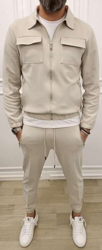 COMPLETO MADRID PRIMAVERILE GIACCA+PANTALONE+T-SHIRT S.M.L.XL.XXL